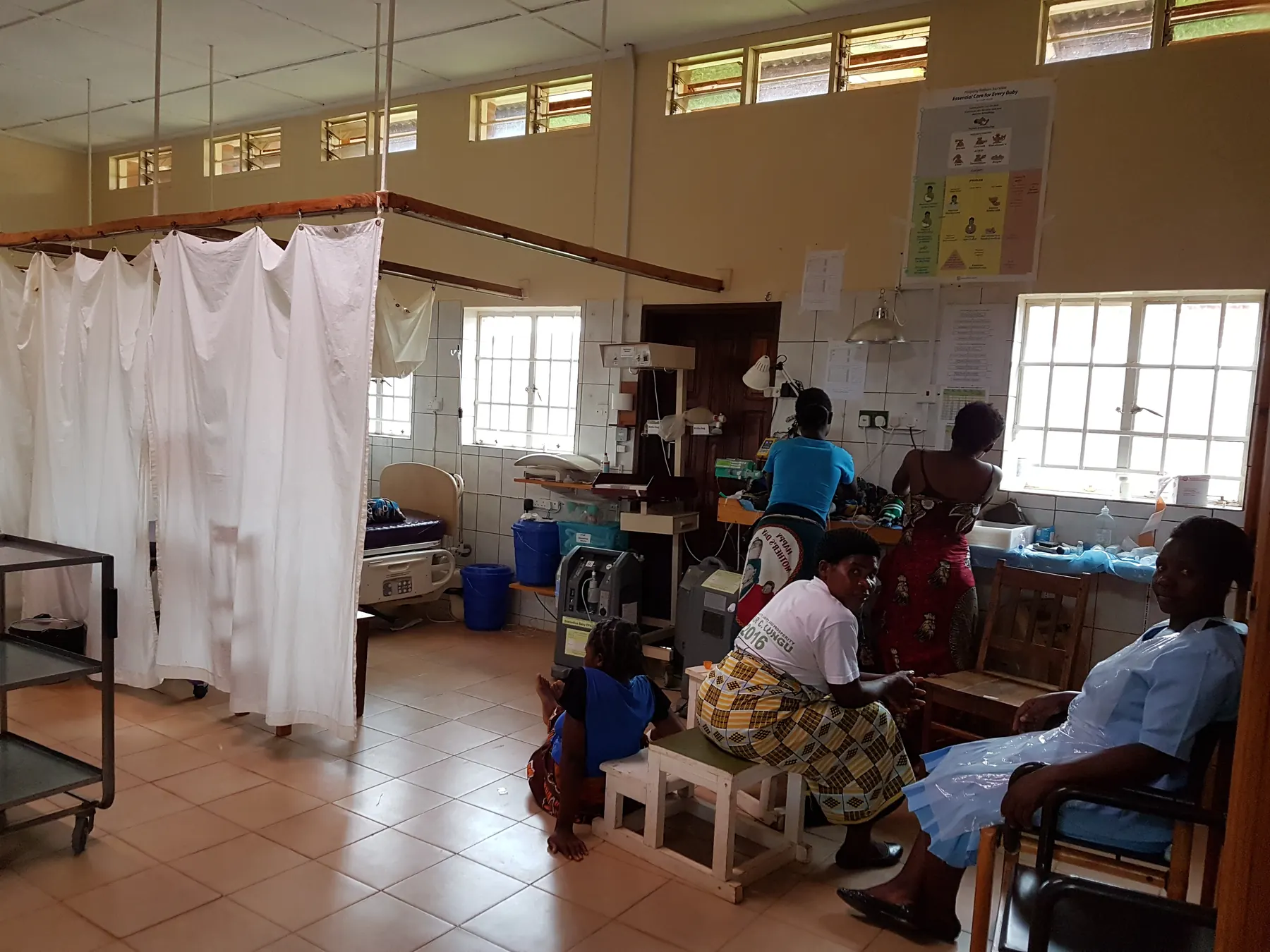 Ward at St. Gabriel's Hospital in Namitete, Malawi