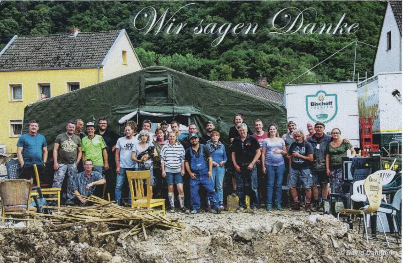 Support for Marienthal in the Ahr valley after the flood, 2021